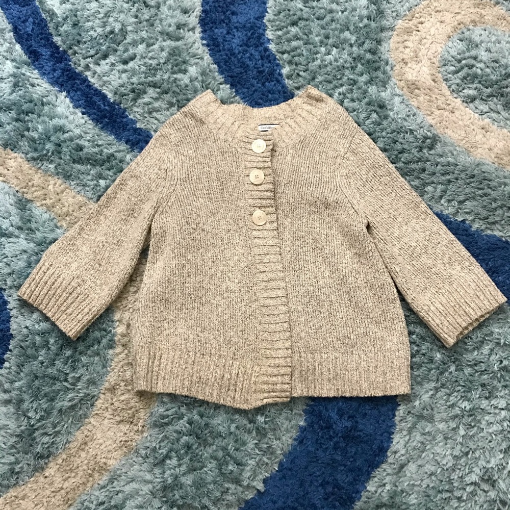 Beige Croft & Barrow Button up cardigan